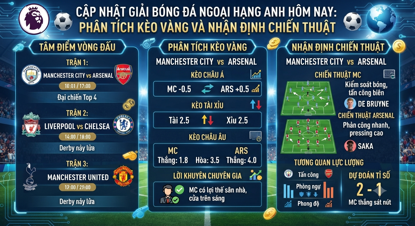 giải bóng đá ngoại hạng anh hôm nay th